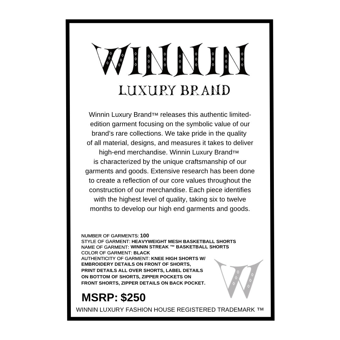 Winnin Streak ™ Basketball Shorts