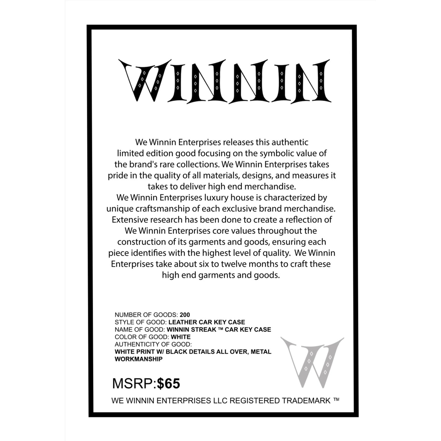 Winnin Streak™ Car Key Case