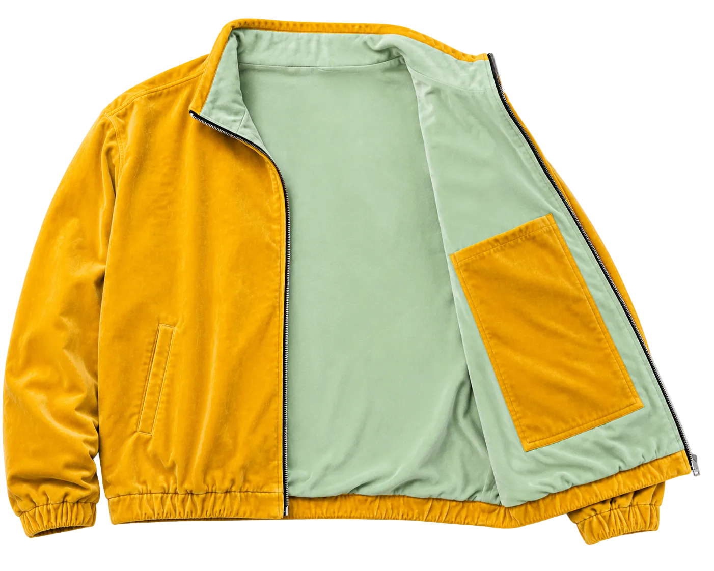 WINNIN™ Sunset Reversible Jacket — Dual State Gold / Mint