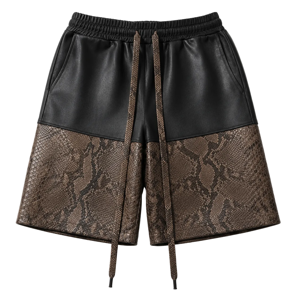 WINNIN™ Python Leisure Shorts — Brown