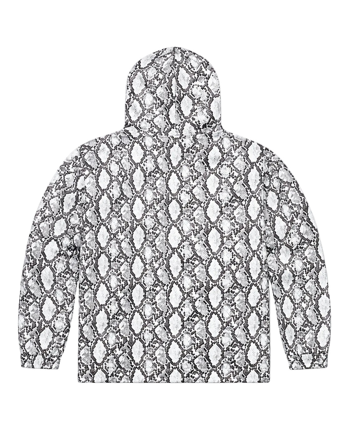 WWLH White Python Print Hoodie