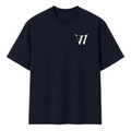 WINNIN™ House Initial T-Shirt - Metallic Blue