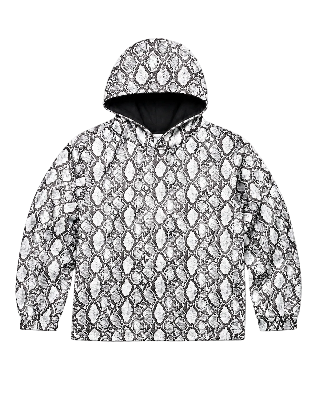 WWLH White Python Print Hoodie