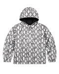 WWLH White Python Print Hoodie