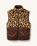 WINNIN™ Leopard Reversible Utility Vest — Chocolate