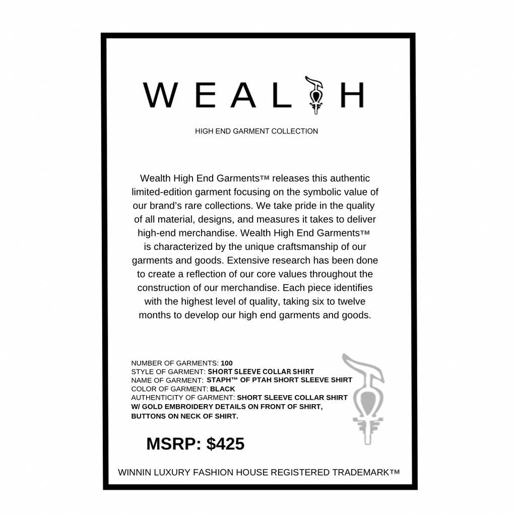 WEALTH™ Staph Knit Polo — Shadow Black