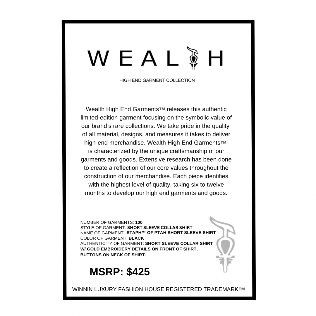 WEALTH™ Staph Knit Polo — Shadow Black