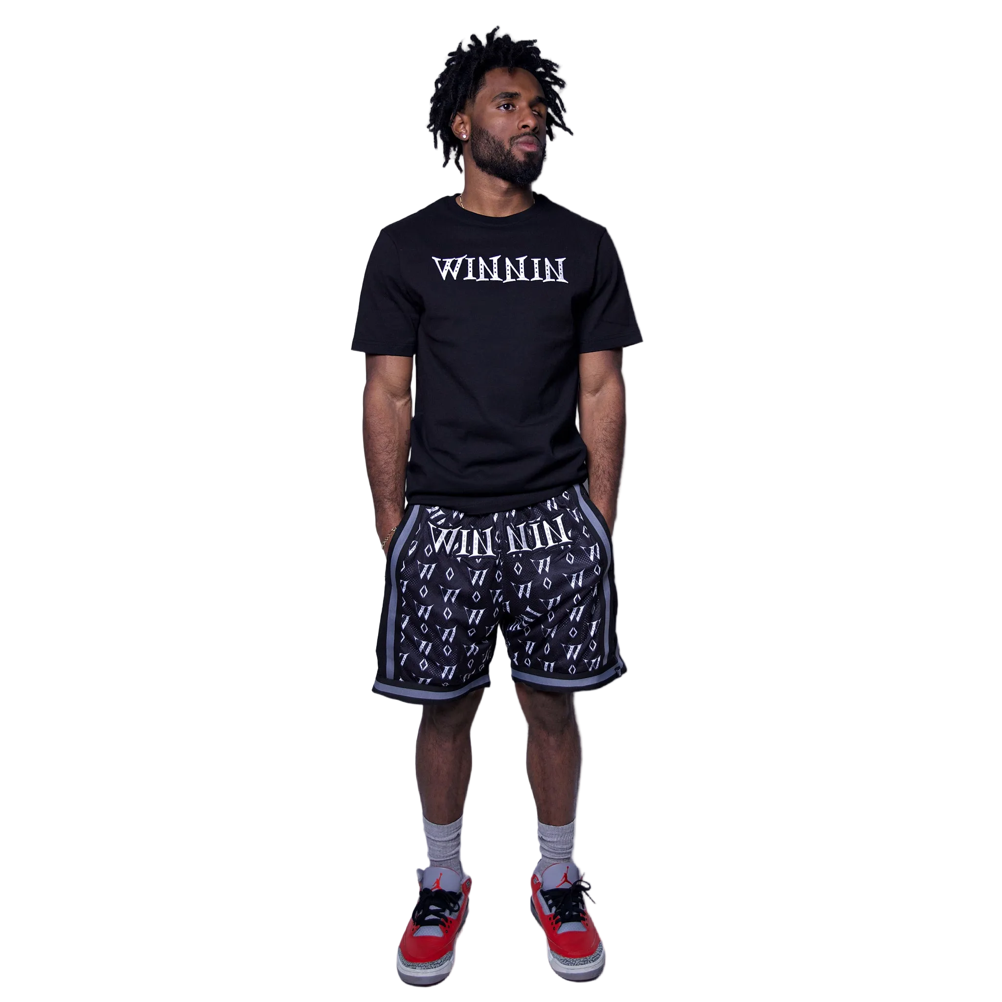 WINNIN™ Monogram Basketball Shorts