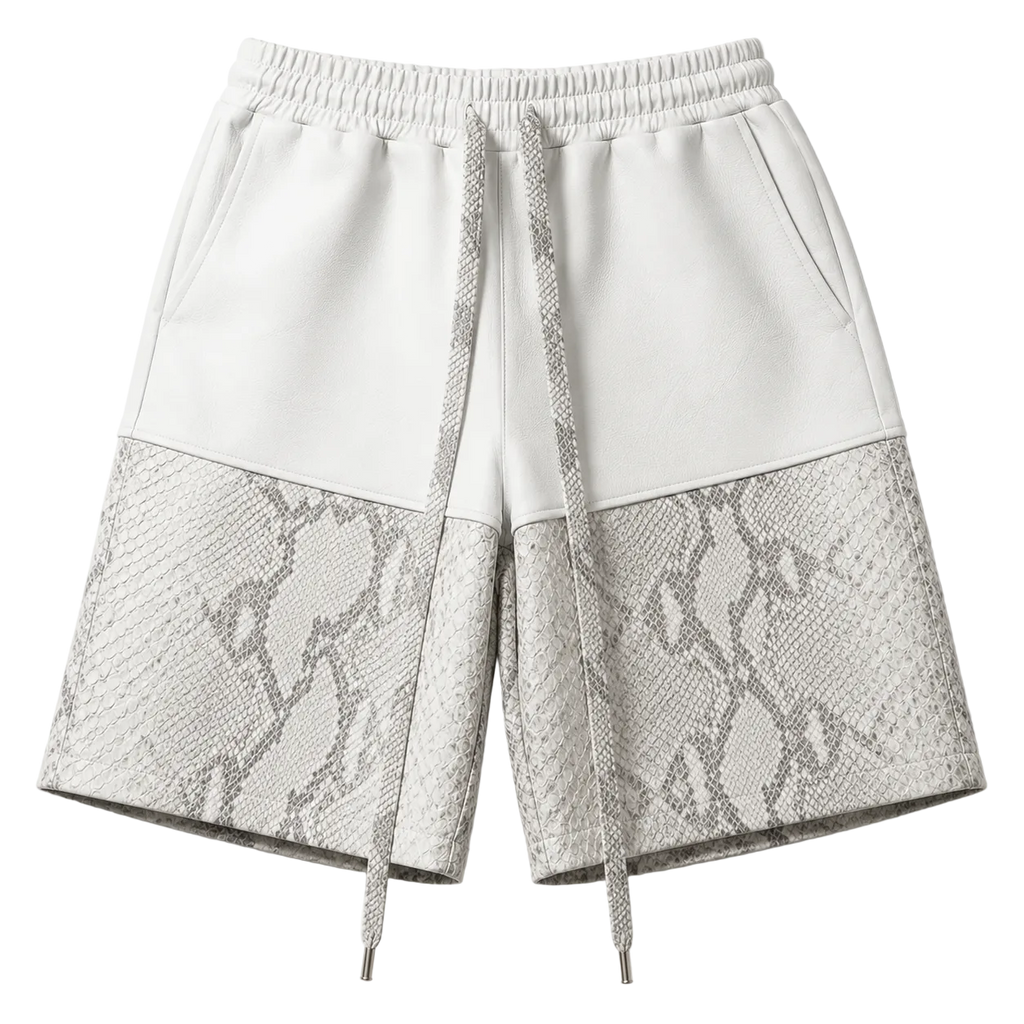 WINNIN™ Python Leisure Shorts — White