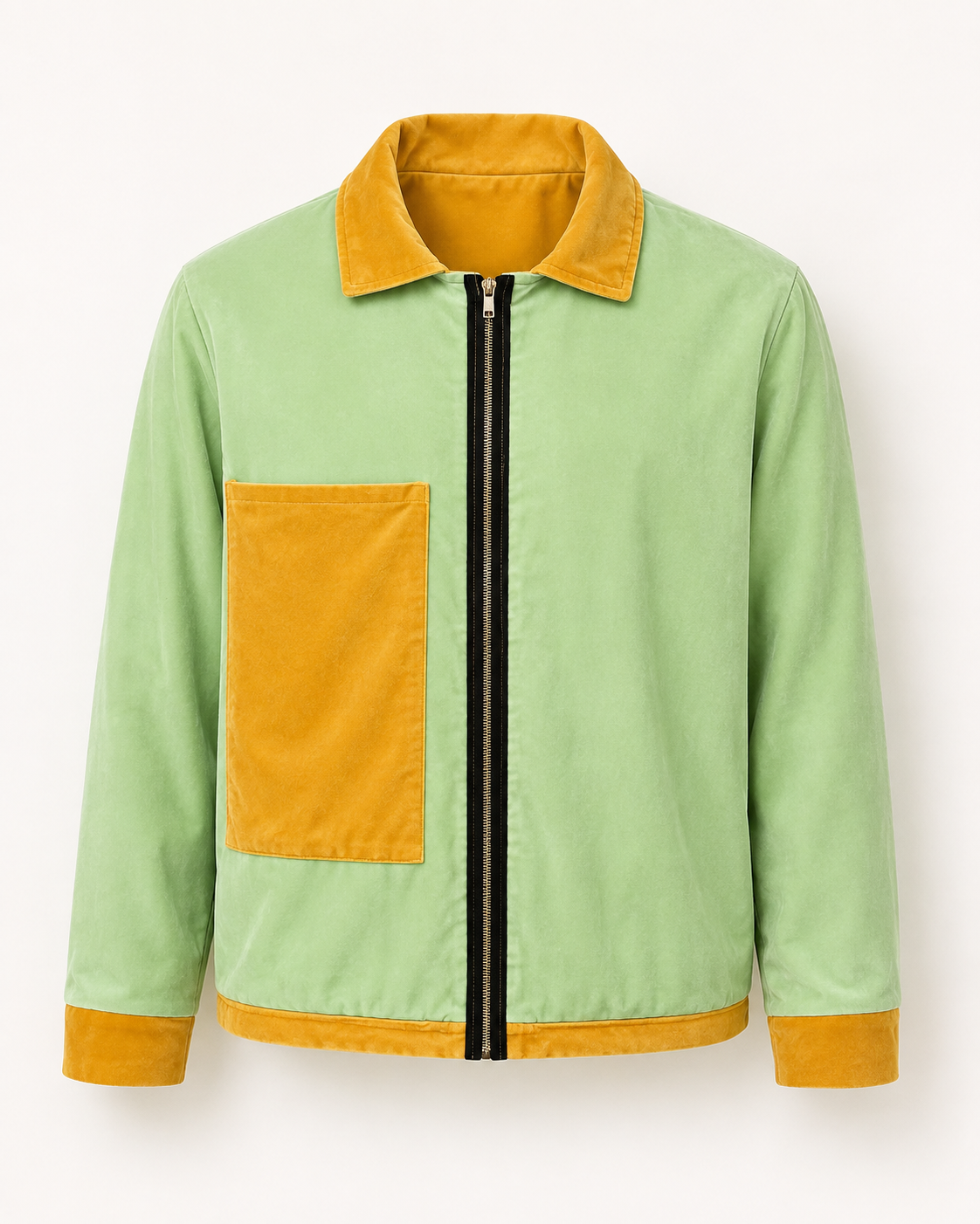 WINNIN™ Sunset Reversible Jacket — Dual State Gold / Mint