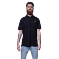 WEALTH™ Staph Knit Polo — Shadow Black