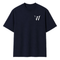 WINNIN House Initial Metallic Blue T-Shirt, transparent product cutout