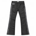 WINNIN croc-embossed lambskin waxed denim jeans — front concept mockup
