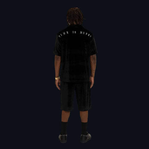 Time Is Money Clock™ Velvet Shirt