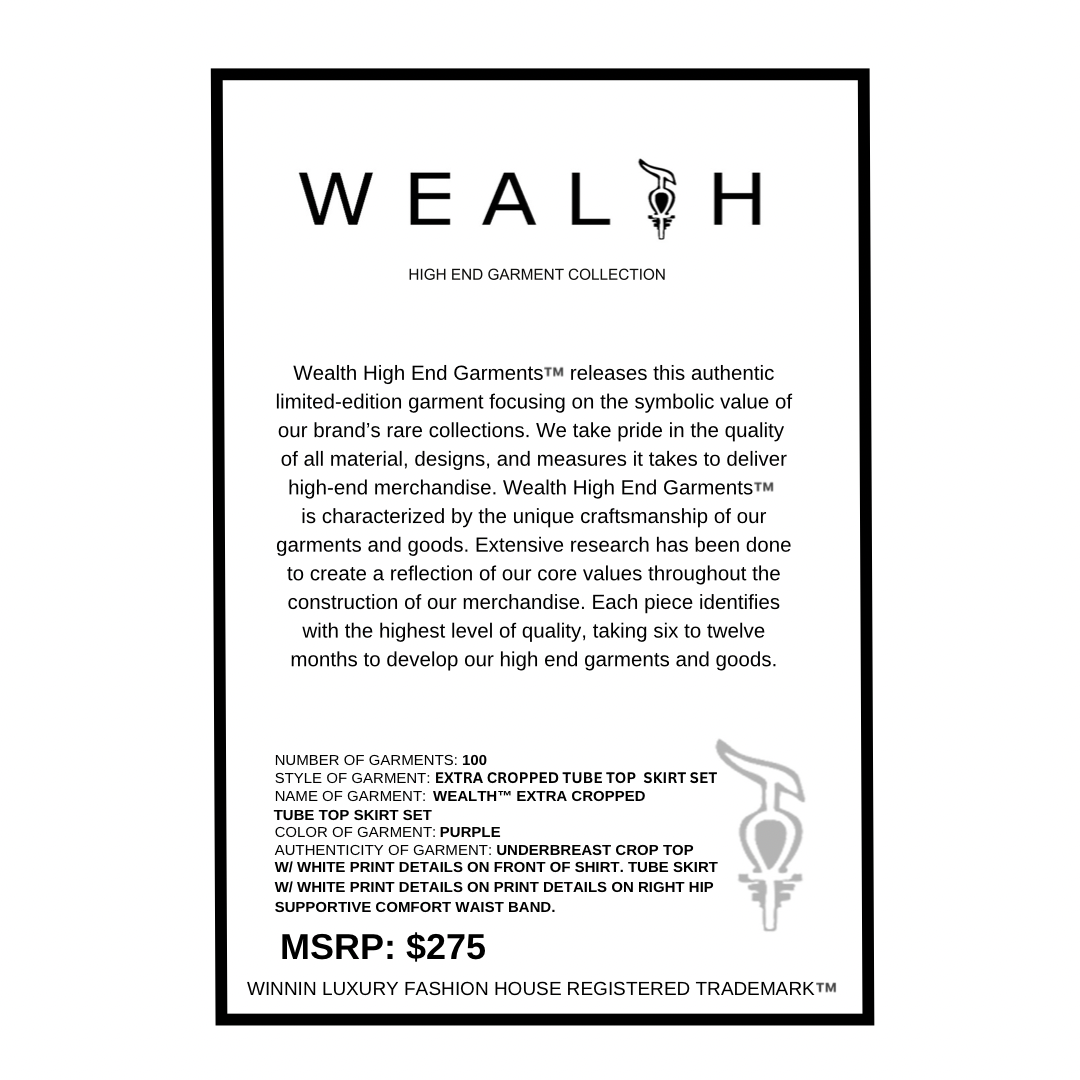 WEALTH™ Form Skirt Set