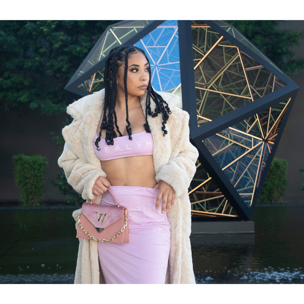 Winnin™  23rd Signature Velvet Purse