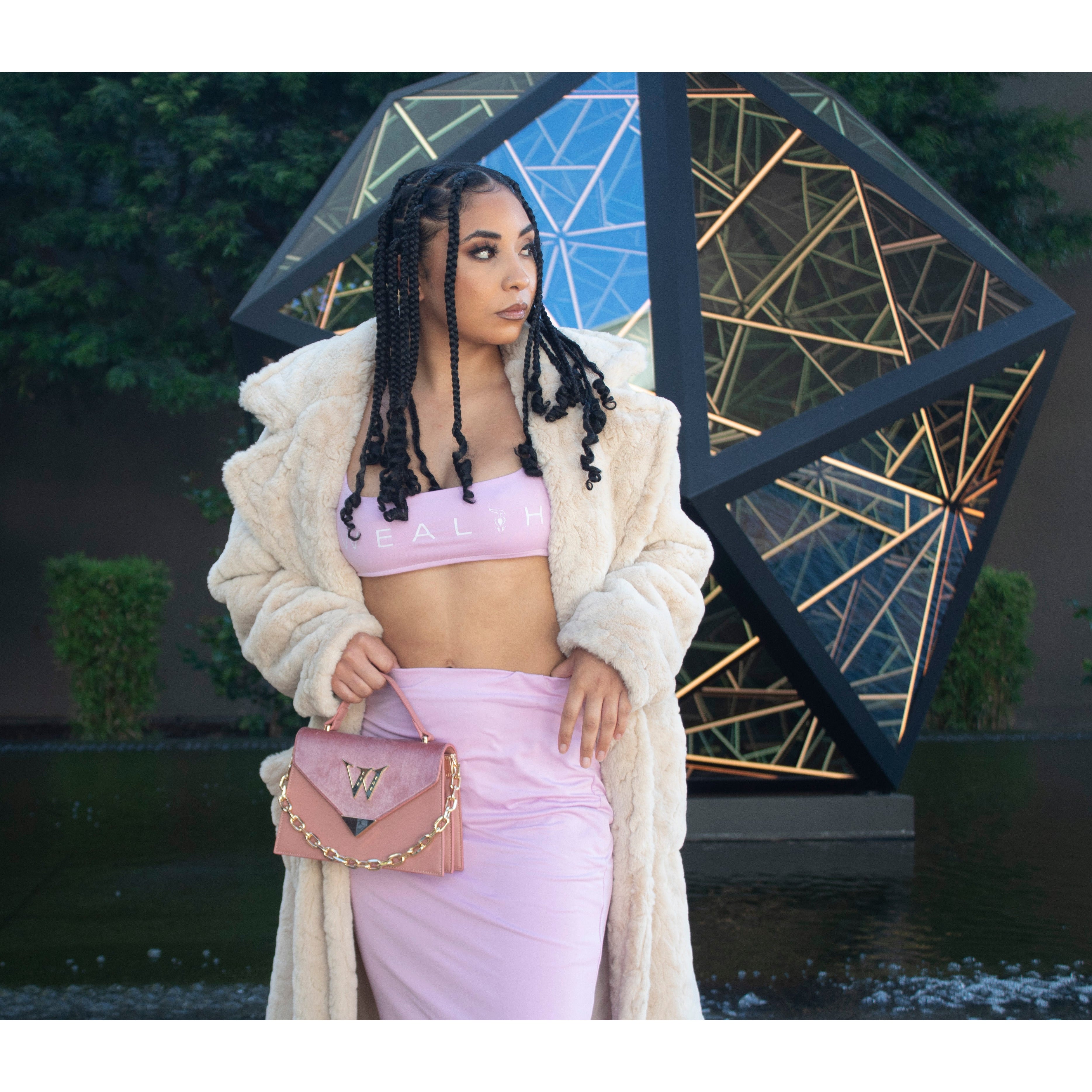 Winnin™  23rd Signature Velvet Purse