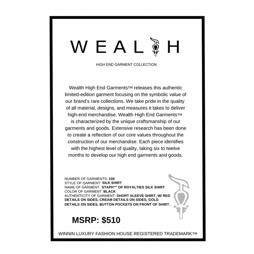 WEALTH™ Signature Silk Shirt