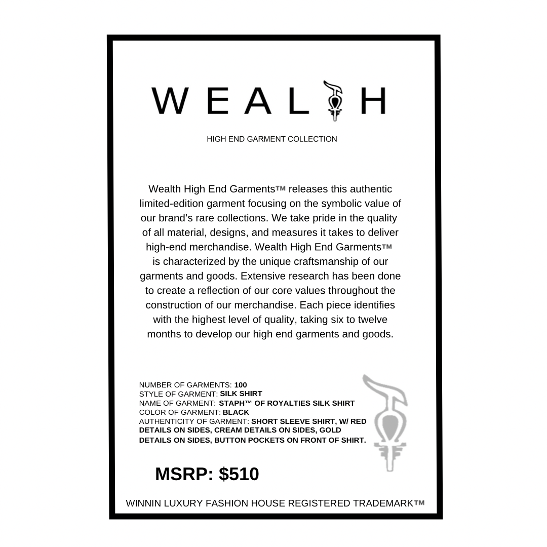 WEALTH™ Signature Silk Shirt
