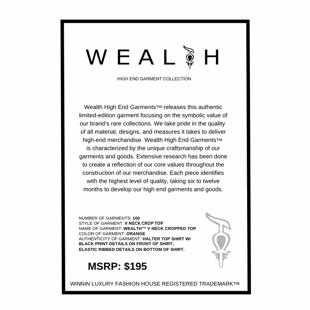 WEALTH™  Ribbed Tank