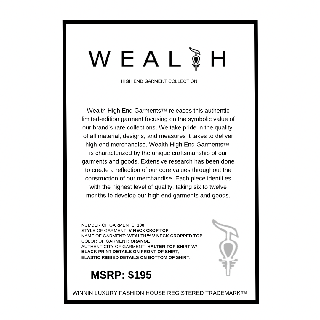 WEALTH™  Ribbed Tank