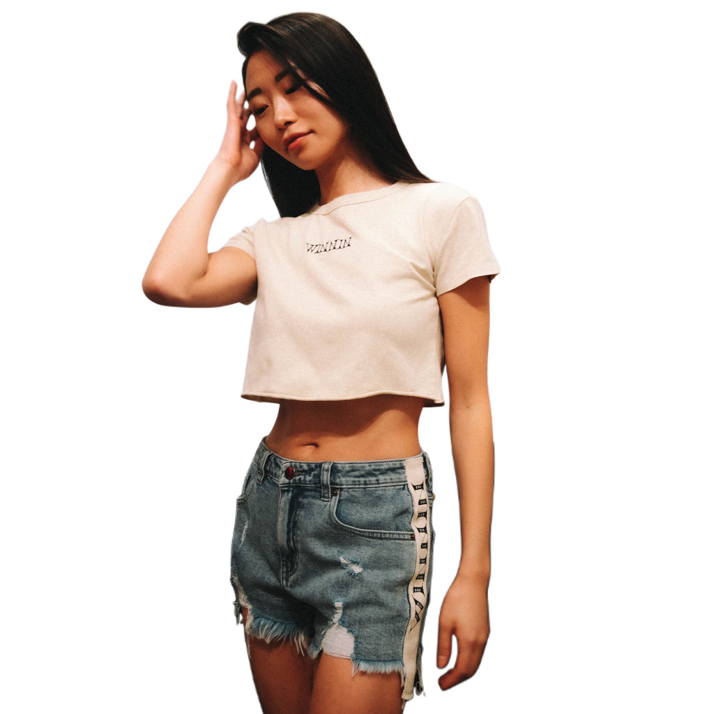WINNIN™ Strap Denim Shorts